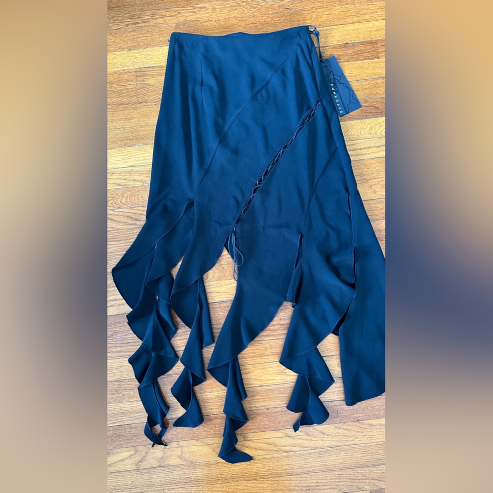 Punk Rave witchy midi skirt